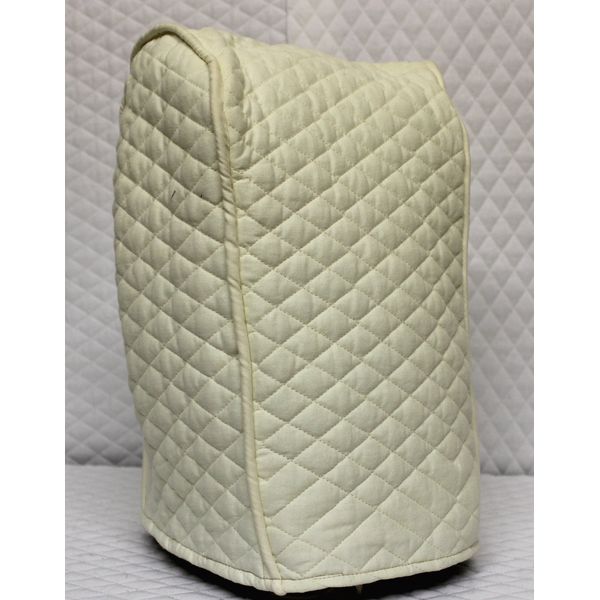 Simple Home Inspirations Quilted Blender Cover, Regular, Cream
