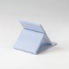 Napure HF01P-BL Folding Mirror with Pocket, S Size, Gray Blue, Folding Mirror