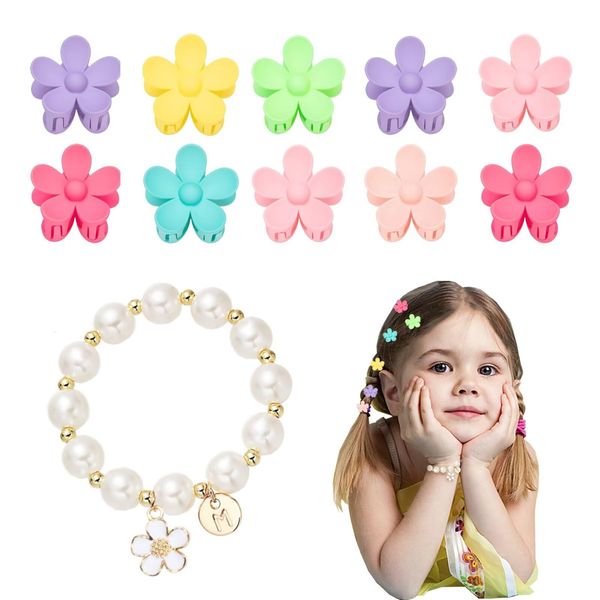 Flower Girl Gift，Flower Claw Clips，Flower Girl Gifts From Bride，Flower Girl Proposal，Flower Girl Hair Accessory，Flower Girl Bracelet，flower girl bracelet for little girls M