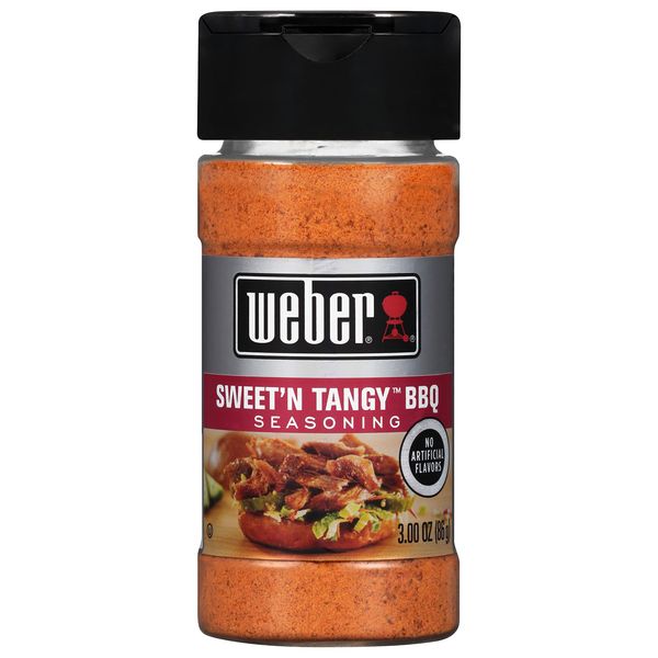 Weber Sweet'n Tangy BBQ Seasoning, 3 Ounce Shaker