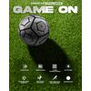 American Challenge Bergamo Soccer Ball (Silver/Black, 3)