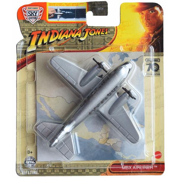 Matchbox Sky Busters MBX Airliner, Includes playmat [Indiana Jones]