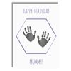 Mummy Birthday Card Handprint Kit - Keepsake