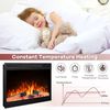 R.W.FLAME 36'' Recessed Electric Fireplace Insert,Remote Control,750W-1500W