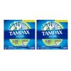 Tampax Pearl Plastic Super Absorbency, Unscented Tampons, 36 Count - Pack of 2 (72 Count Total)