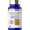 Citicoline CDP Choline | 1000mg | 60 Capsules | Highest Potency | by Carlyle