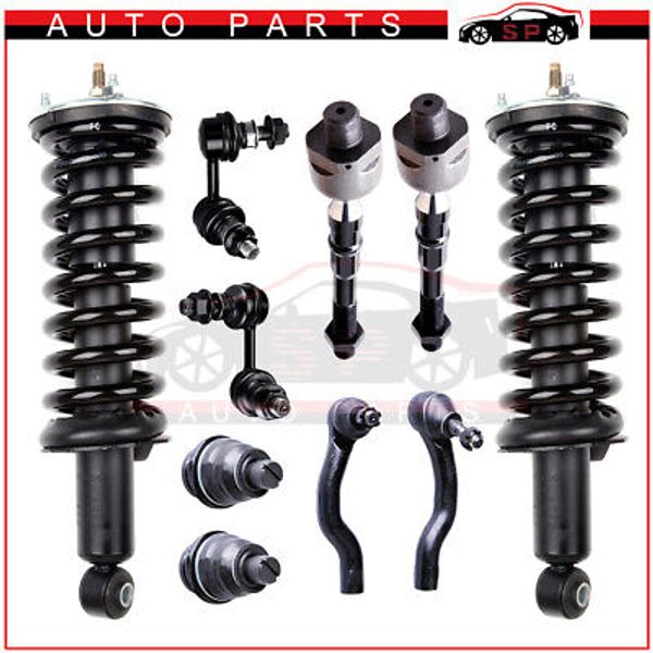 Front Struts & Sway Links & Tie Rods Ball Joints For Frontier Pathfinder Xterra