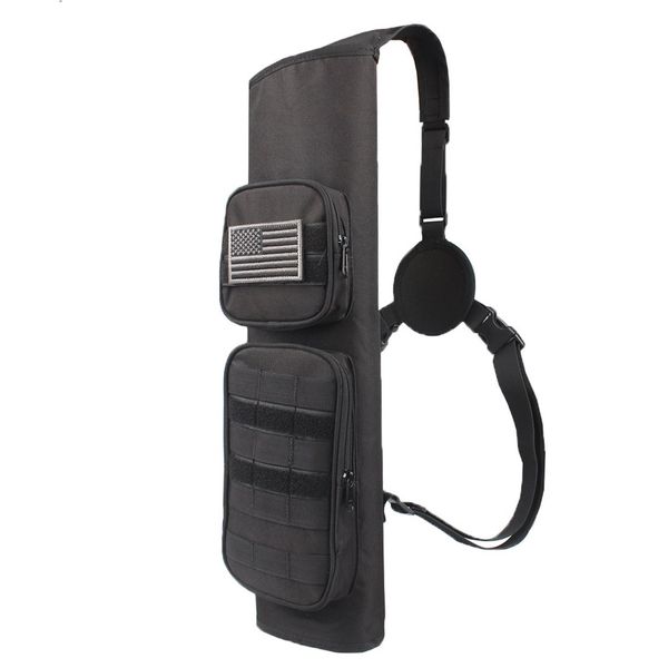 KRATARC Archery Back Arrows Quiver Bag with Molle System and Pockets for Hunt...