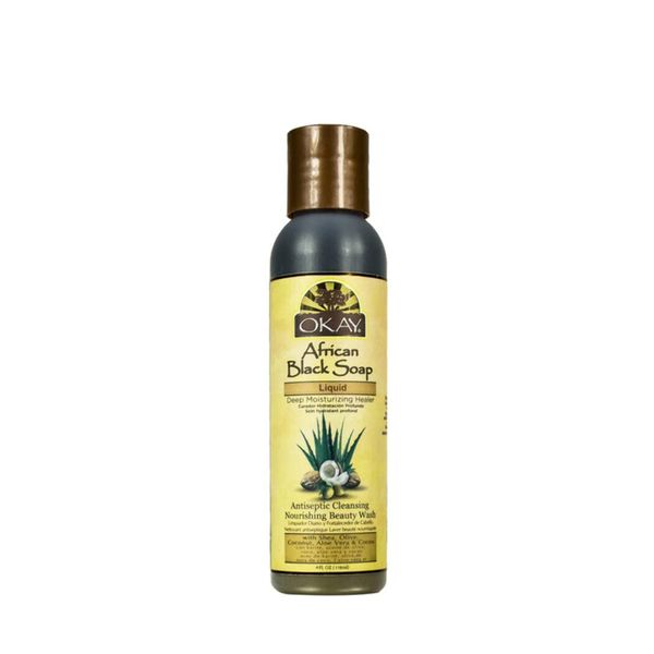Okay Black Soap Liquid 4 oz.