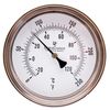 Adjustable Industrial Thermometer 5" x 2-1/2" 0-250Â°F, S.S. w/Calibration Dial