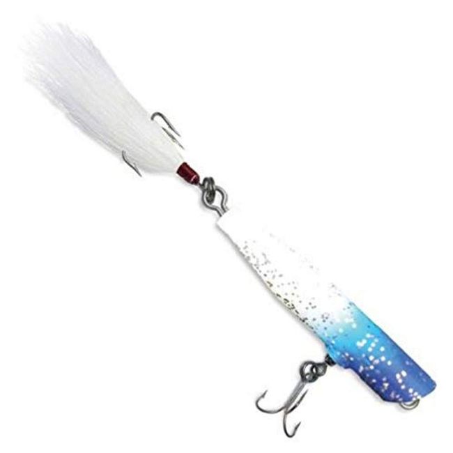 Atom 65PB BS Striper Swiper Popper 9", 3 oz, Blue/Silver