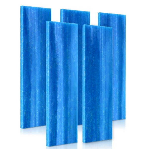 Daikin Air Purifier Replacement Filter Pleated Filter Compatible with Successors of KAC017A4 / KAC006A4, Dust Collection, Antibacterial, Deodorizing, Pollen Protection, Compatible with 5 Pack