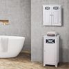Teamson Home Dawson Removable Two-Door Wall Cabinet, White