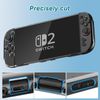 HEYSTOP Cover Compatible with Nintendo Switch 2 Clear PC Protective Case Dockable Cover for Switch 2 with Switch 2 Screen Protector and Thumb Caps Compatible with Nintendo Switch 2 Consol Accessory