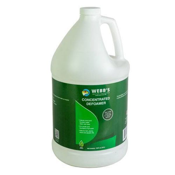 Webb's Water Gardens Concentrated Pond Defoamer, 1 Gallon