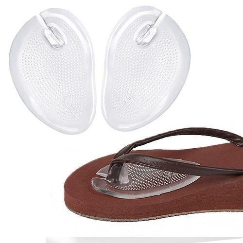 UPSTORE 3 Pairs Silicone Gel Ball of Foot Cushions Metatarsal Pads Pain Relief Forefoot Insoles High Heel Insoles (Clear)