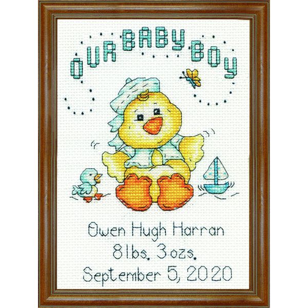 Design Works Crafts Boy Chick, 5 x 7