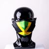 Caribbean Flag, Face Mask (Jamaica)