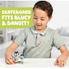 Bluey - Skateboarding 2.5" & Dad 3.27" Figures - 2 Pack, Multicolor (13042)