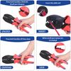 Solar Panel PV Cable Connectors Crimping Tool Kit 2.5/4/6.0mm² Crimper Pliers