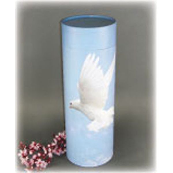 Biodegradable Ash Scattering Tube Cremation Urn - 100 cubic inches