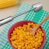 Collenatsy 2024 New Long Handle Stainless Steel Corn Stripping Tool, Corn on The Cob Remover,Corn Cob Stripper (1 PCS)