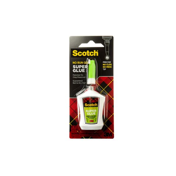 Scotch Super Glue Gel in Precision Applicator, .14 Ounces (AD125)