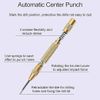 CMT Step Drill Bit Set & Automatic Center Punch Unibit, Cobalt Titanium Set, 5pc