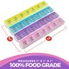 Weekly Pill Organizer with 28 Compartments, by MEDca