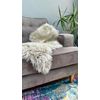 The NHC Hide Collection Oyster Sheepskin Rug