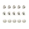 Healifty 30pcs Dental Orthodontic Lingual Buttons Bondable Round Base