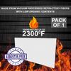 1" Refractory Ceramic Fiber Insulation Board 2300F 18" x 24"