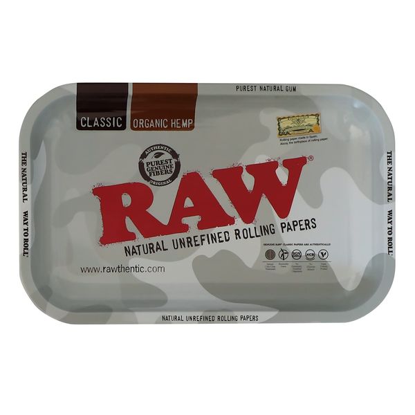 RAW - Arctic Camouflage Rolling Tray - Size 28 x 18 cm