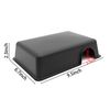 Reptile Hide Box Snake Hide Feel Secure and Safe, Gecko Hide (Black, Large 4 pcs)