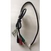 2PK Wire Harness Video-Power- 4 in 1 Dip Switch Cable for CCTV Camera