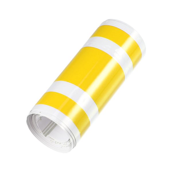 Hihaha Hood Stripe Pattern Sticker/Outer for Car/Durable / 1 Pcs Yellow