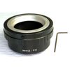 Pentax M42 Screw Lens Mount to Fujifilm FX Camera Adapter Ring X-Pro1 X-E1 X-E2