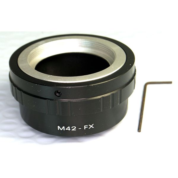Pentax M42 Screw Lens Mount to Fujifilm FX Camera Adapter Ring X-Pro1 X-E1 X-E2
