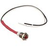 K4 Red 24V LED Indicator Light W/Chrome Bezel .328" Mounting Hole 17-100-24