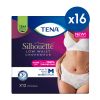 Tena Silhouette Pants Plus Medium Low Waist White 12s 16 Pack Bundle