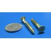 Brass #10  Phillips Flat Head Wood Screw x 1.50" Length, 25 Pcs