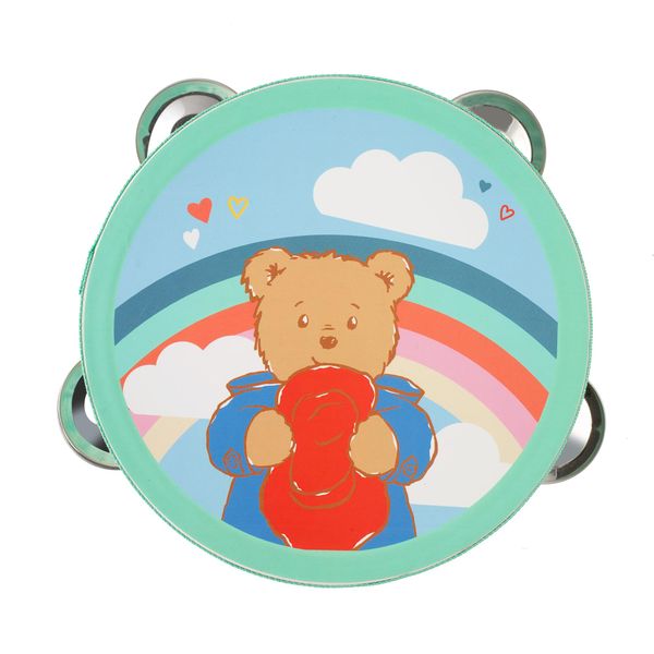 Paddington Bear Wooden Tambourine - Kids Musical Instruments for 1 Year Olds Boy, Girl, Toddler Musical Toys - Baby Drum, Percussion Instrument - Early Development & Activity Toys by Orange Tree Toys