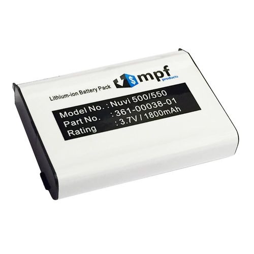 010-11143-00, 361-00038-01 Battery for Garmin Nuvi 500, Nuvi 510, Nuvi 550, Zumo 220, Zumo 600, Zumo 650, Zumo 660, Zumo 660LM, Zumo 665, Zumo 665LM, Aera 500, Aera 510, Aera 550, Aera 560 GPS Units