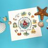 Bothy Threads Counted Cross Stitch Kit - Beside The Seaside