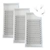 Eyelash Extensions, 3 Boxes, 5D Volume Eyelashes, C, D Curl, Thickness 0.07mm, 12 Rows, 5 Bundles, Pine Extension, Natural, Popular, 3 Trays Short Stem 5D eyelashes extension (D-0.07mm, 13mm x 3)