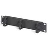 Digitus cable management panel - 10-inch - 1U - 3 cable guides - For patch cables in the network cabinet - Black