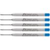Faber-Castell Kugelschreibermine (5 Stück, Extrabreit - Blau)