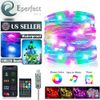 33ft Fairy LED String Strip Lights Remote USB Color Changing Smart Xmas Decor