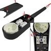 ISOLATECH 2pcs GU10 socket with junction box LED energy saving bulbs (max.250V/2A) bulbs home installation recessed ceiling bracket kitchen bathroom socket accessories