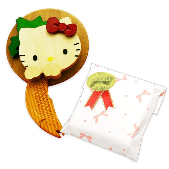 Hello Kitty Compact Hand Mirror Wood Hand Carved Hand Mirror Gift Wrapping